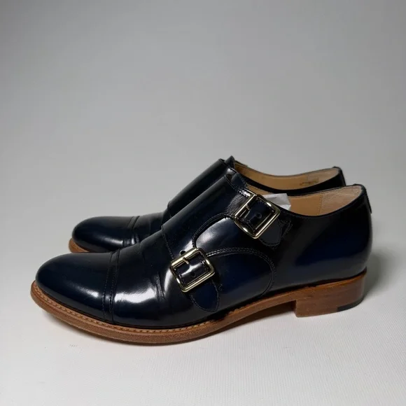 The Office of Angela Scott Mr. Colin Double Monk Strap Shoe - sz 36.5